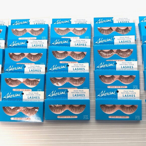 Pack of 20 Sherani Voluminous Eyelashes | Black | Style 123 Human Hair - Picture 5 of 6